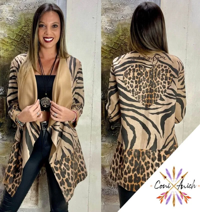 Tapado Gamuza ITALY Animal Print