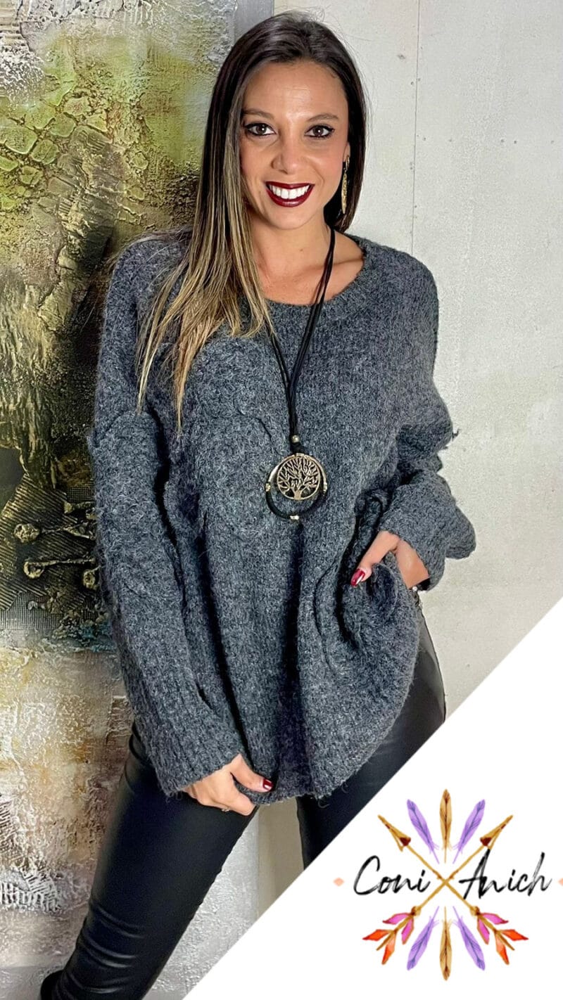 Sweater ITALY Lana Flor al Tono