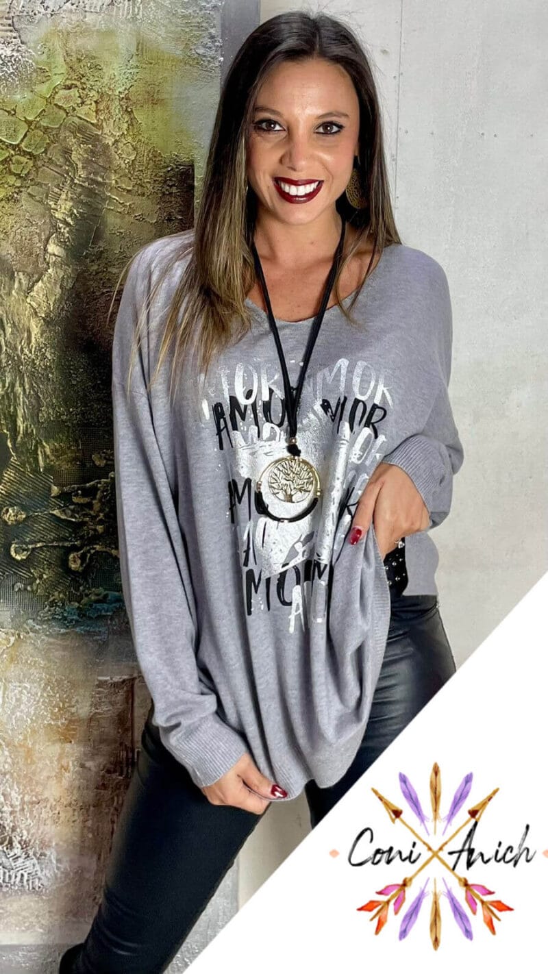 Sweater ITALY Algodón Spandex Estrella Amor
