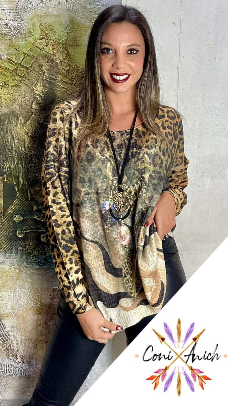 Sweater ITALY Hilo Animal Print