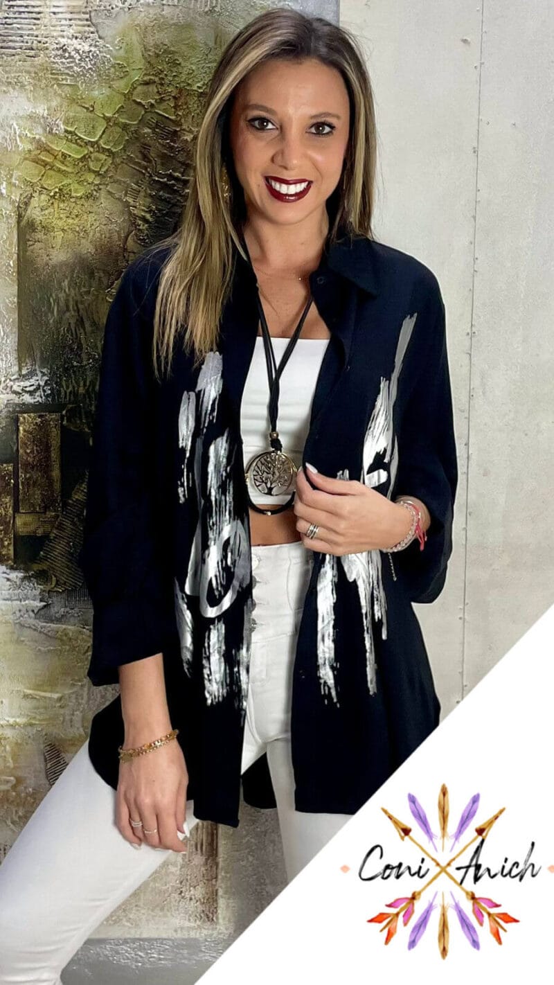 Blusa ITALY Viscosa Love