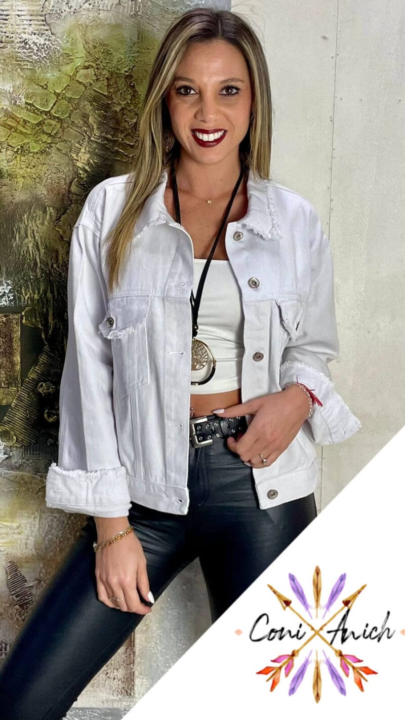 Chaqueta ITALY Mezclilla Bolsillos - Imagen 2