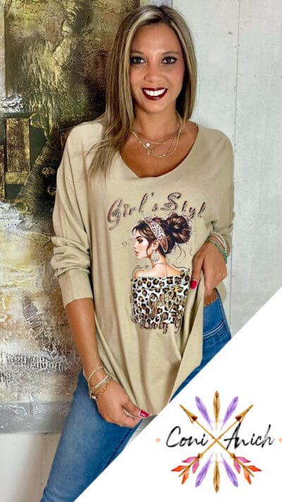 Sweater Algodón Spandex Girl