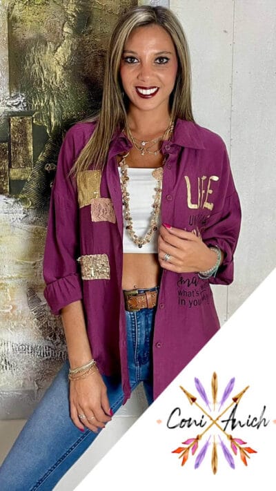 Blusa ITALY Símil Lino Life