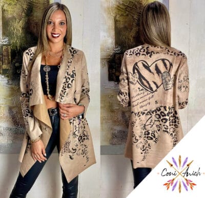 Tapado ITALY Gamuza Animal Print