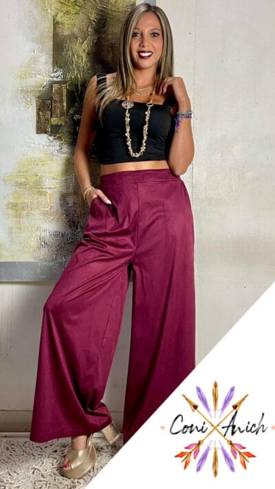 Palazzo ITALY Gamuza Bolsillos