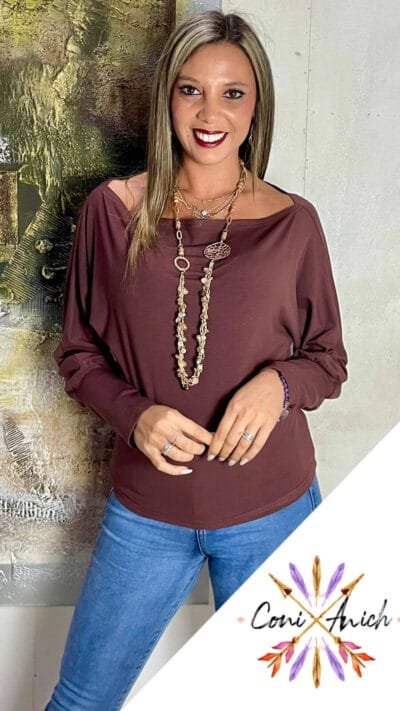 Polera Algodón Cuello Ojal