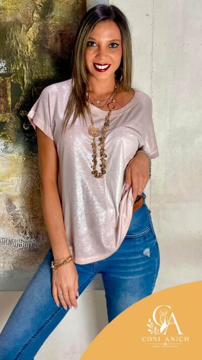 Polera ITALY Lanilla Brillitos Sutiles