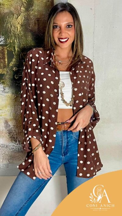 Blusa Viscosa Lunares