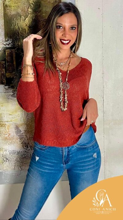 Sweater Hilo Cuello V