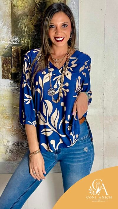Blusa GIVE Viscosa Estampada