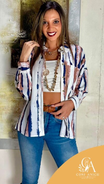 Blusa GIVE Viscosa Listada